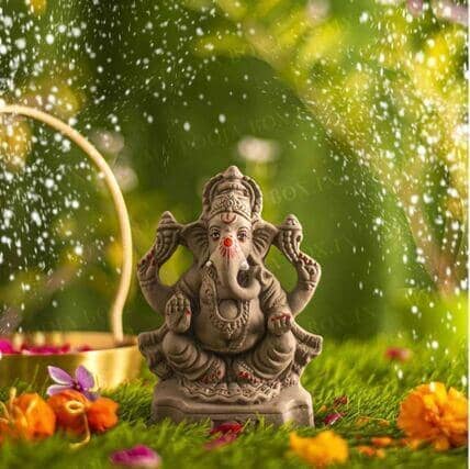 Welcome Ganpati Bappa in an Eco Friendly Idol Avatar
