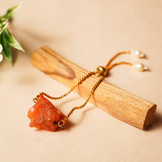 Carnelian Natural Crystal Bracelet