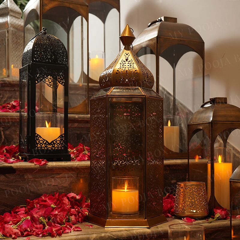 Shadowcast Antique Morrocan Lantern