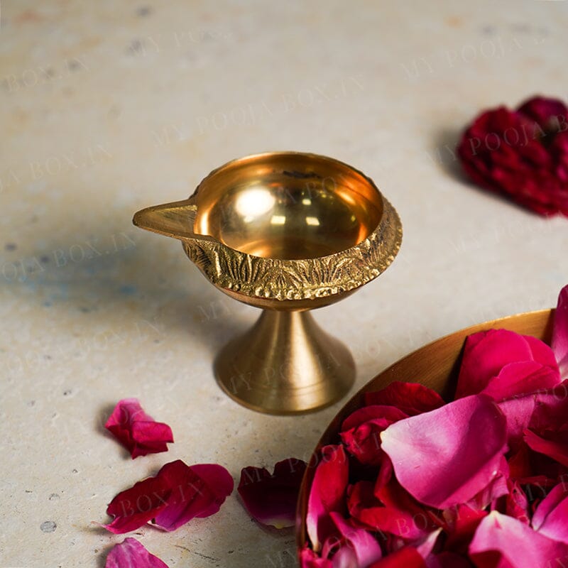 Elegant Handcrafted Brass Diya