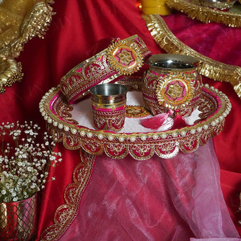 Mumtaz Meher Karwa Chauth Thali Set