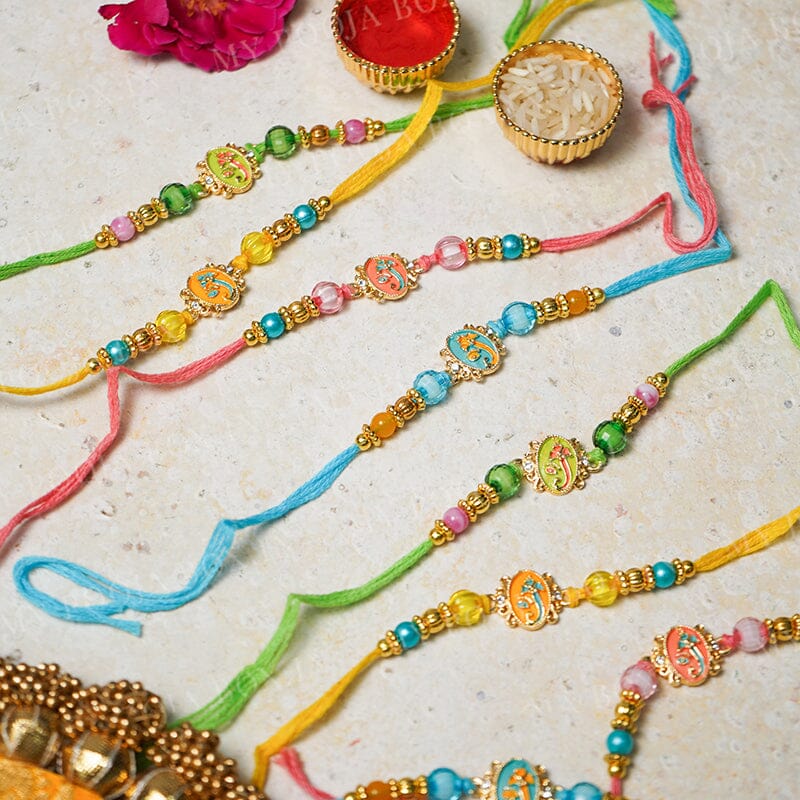 Sacred Ganesha Blessing Rakhi