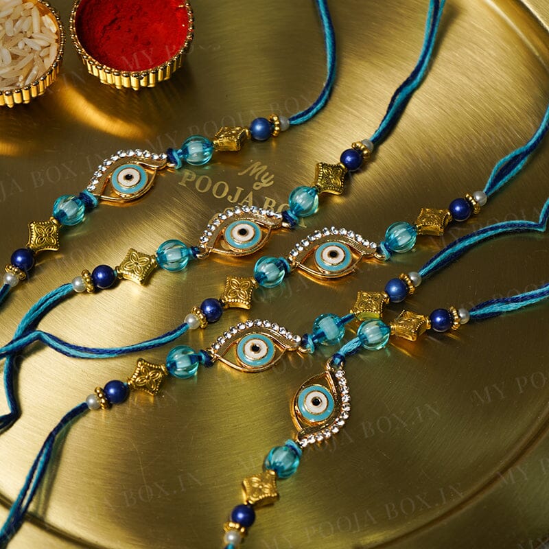 Eye Shaped Evil Eye Rakhi