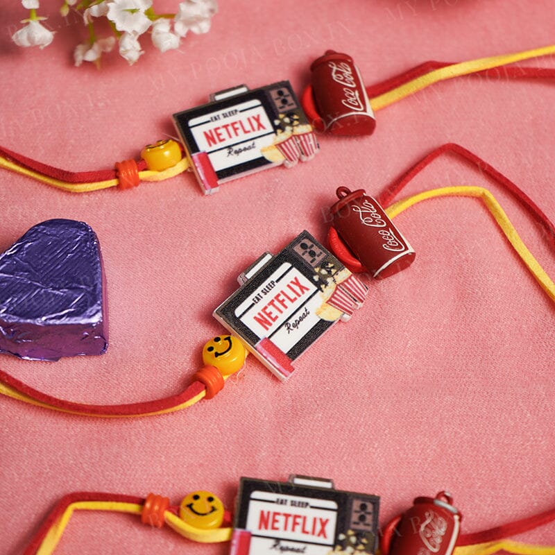 Eat Sleep Netflix Repeat Quirky Bhaiya Rakhi