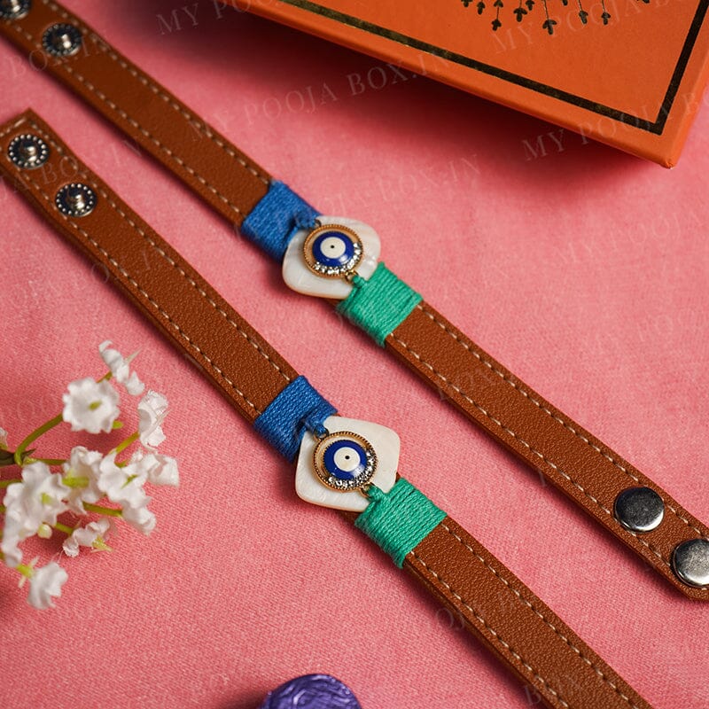 Aesthetic Mystical Evil Eye Rakhi Band