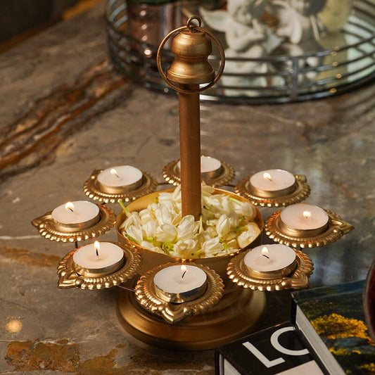 Exquisite Layer Diya Urli Stand