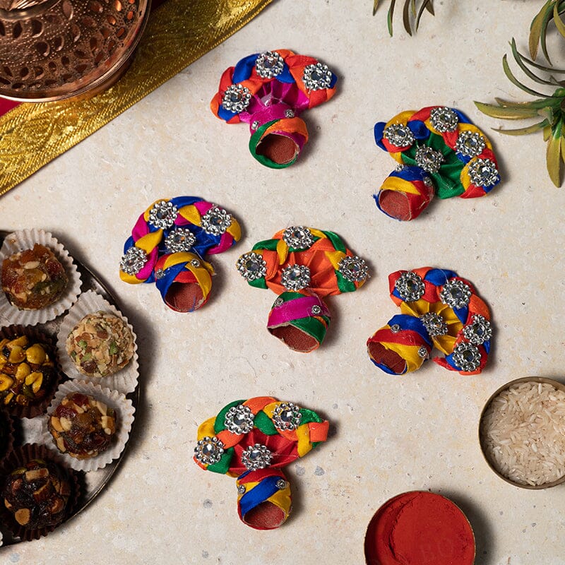 Laddu Gopal Pagdi Multicolor - Size no. 1