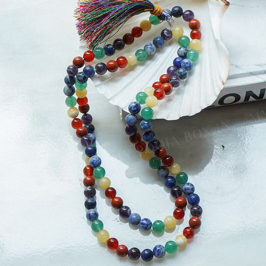 7 Chakra Crystal Healing Mala