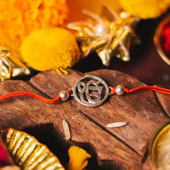 925 Silver Ik Onkar Rakhi