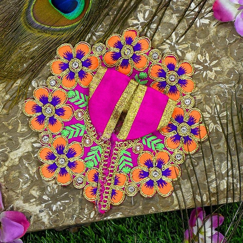 Laddu Gopal Dress With Floral Design