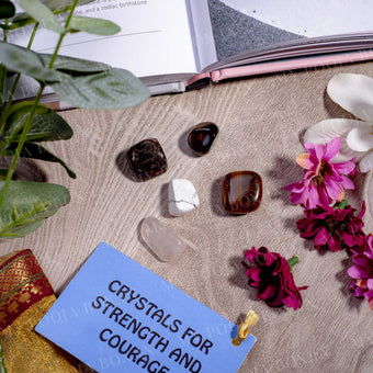 Strength & Courage Crystal Healing Tumble Stone Set