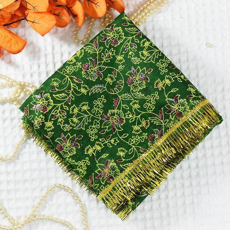 Designer Green Chunari