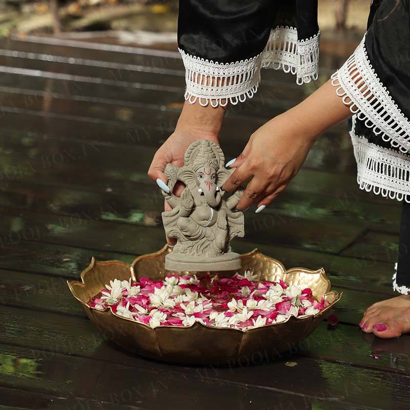 7INCH Shri Rudra Eco-Friendly Ganpati | Plant-A-Ganesha
