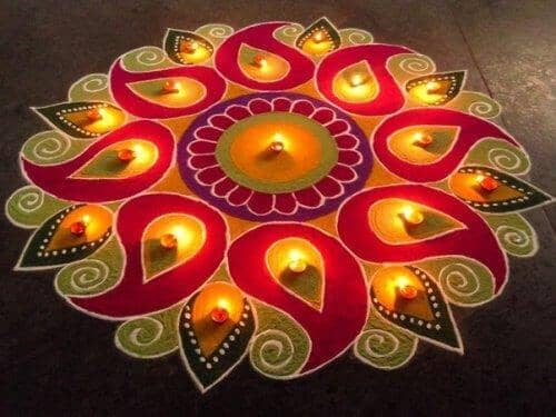 Latest Rangoli Designs for this Diwali