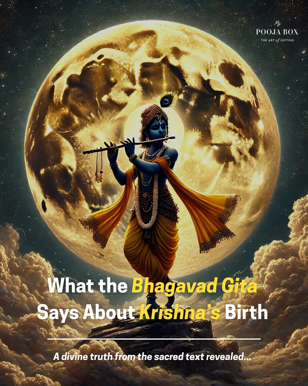 What the Bhagavad Gita Says About Krishna’s Birth: The Secret of Divine Manifestation