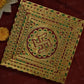 Swastik Golden Design Pooja Chowki