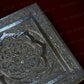 Floral Design Silver Pooja Chowki