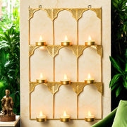 Large Jharokha Wall Hanging T-light Holder