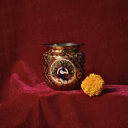 Meenakari Peacock Pooja Lota