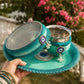 Evil Eye Blue Karwa Chauth Thali Set