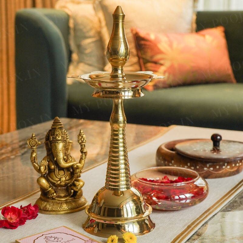 Traditional Deepak Oil Lamp (Brass)