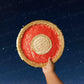 Bright Orange Gota Karwa Chauth Thali Set
