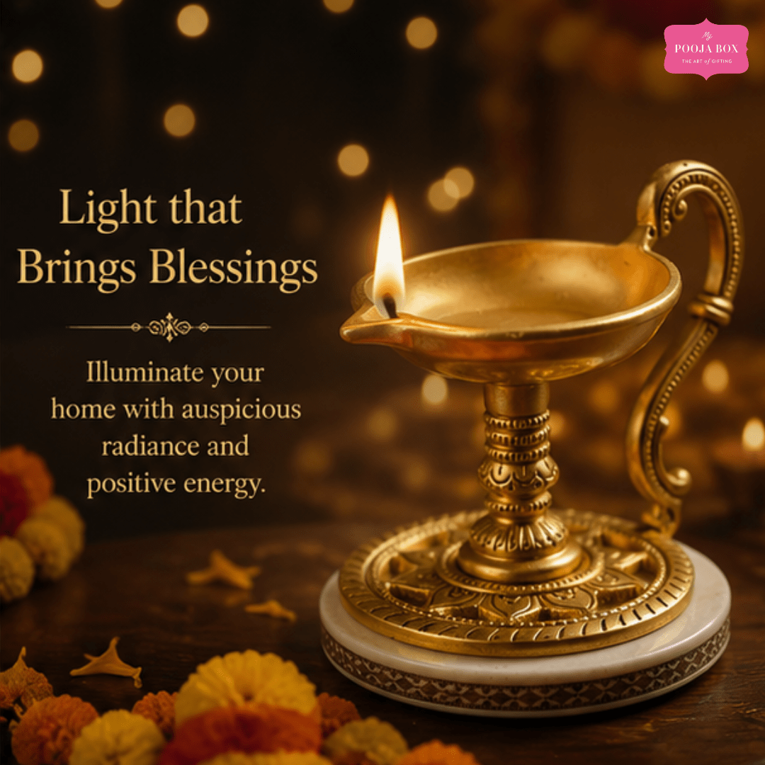 Padam Kamal Brass Oil Lamp Diya