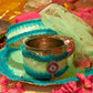 Evil Eye Blue Karwa Chauth Thali Set