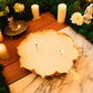 Brass Finish Floral Petite Candle Urli