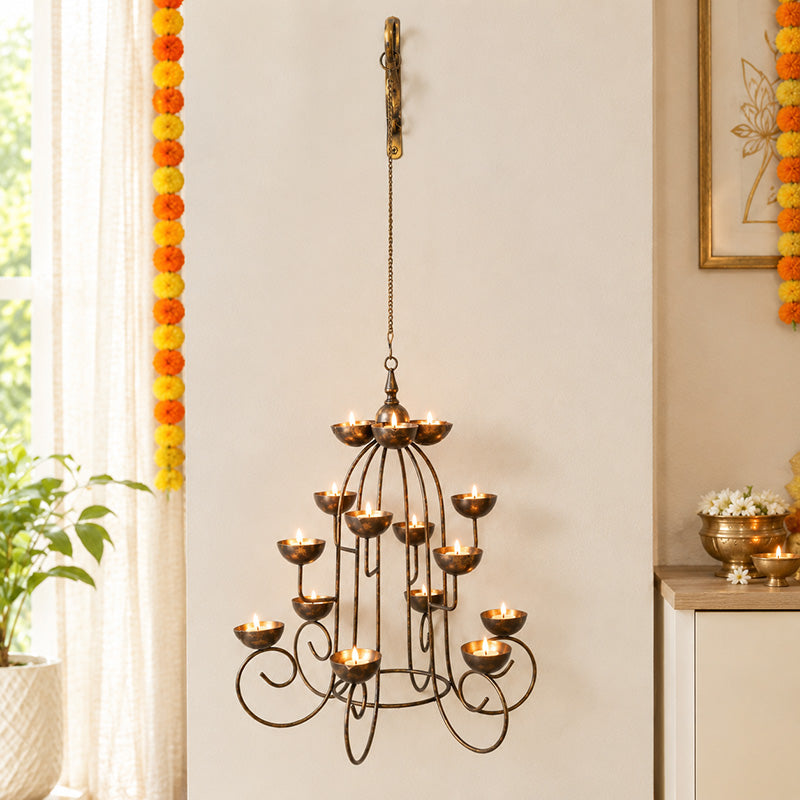 Classic Chandelier Diya Lantern
