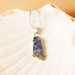 Sterling Silver Lapis lazuli Crystal Pendant