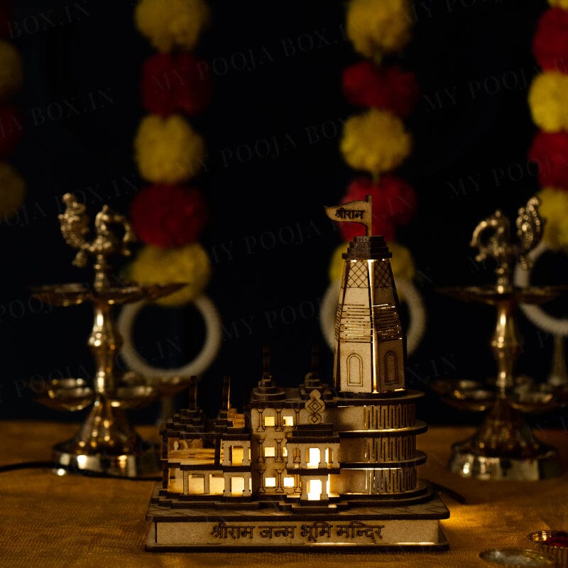 Shri Ram Mandir Janambhoomi Temple Ayodhya With Light