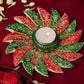 Decorative Colorful Marble T-light Holder