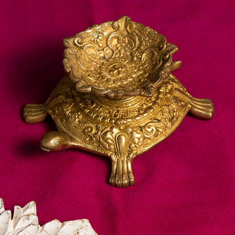 Antique Brass Tortoise Deepak