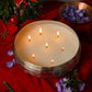 Gold Finish Luminous Scented Candle Urli