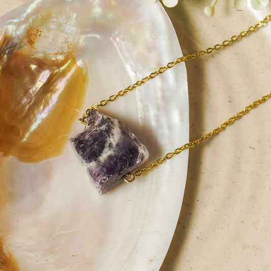 Amethyst Natural Crystal Necklace
