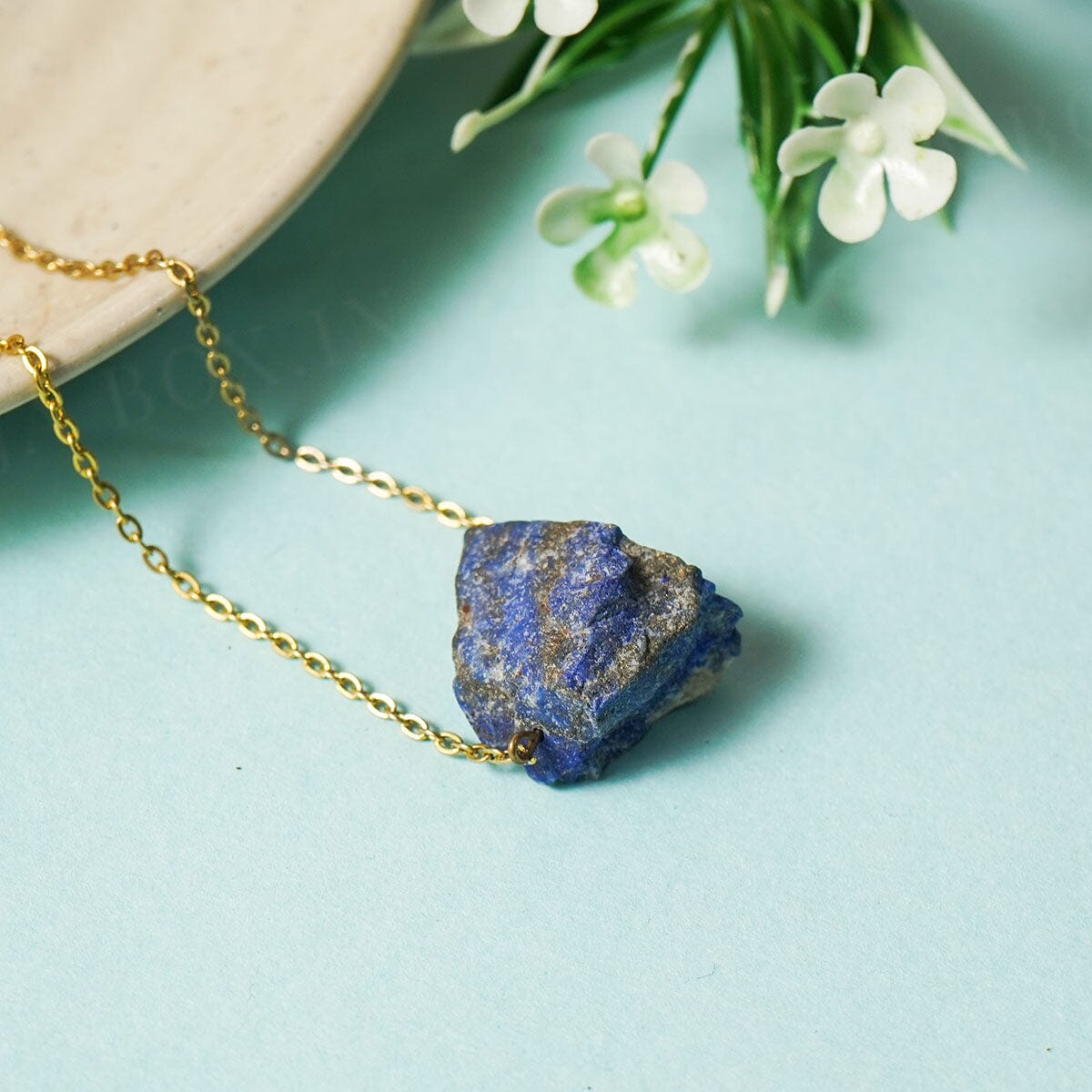 Lapis Lazuli Natural Crystal Necklace