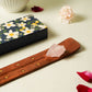 Rose Quartz Wooden Incense Stand