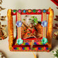 Elegant Red and Gold Krishan Jhula