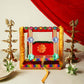 Elegant Red and Gold Krishan Jhula