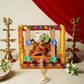 Elegant Red and Gold Krishan Jhula