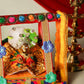 Elegant Red and Gold Krishan Jhula