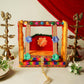 Elegant Red and Gold Krishan Jhula