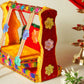 Elegant Red and Gold Krishan Jhula