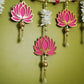 Pink Lotus Grace Door Hanging Toran/ Bandhanwar