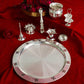 Exclusive Silver Pooja Thali Set