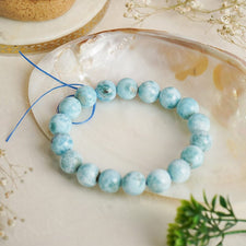 Larimar Healing Crystal 10MM Bracelet