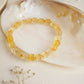 Citrine Cube Healing Crystal Bracelet