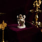 Graceful Lord Hanuman Gold Plated Marble Idol