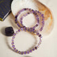 Amethyst Cube Healing Crystal Bracelet